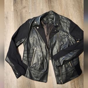Torrid Cropped Black Faux Leather Jacket